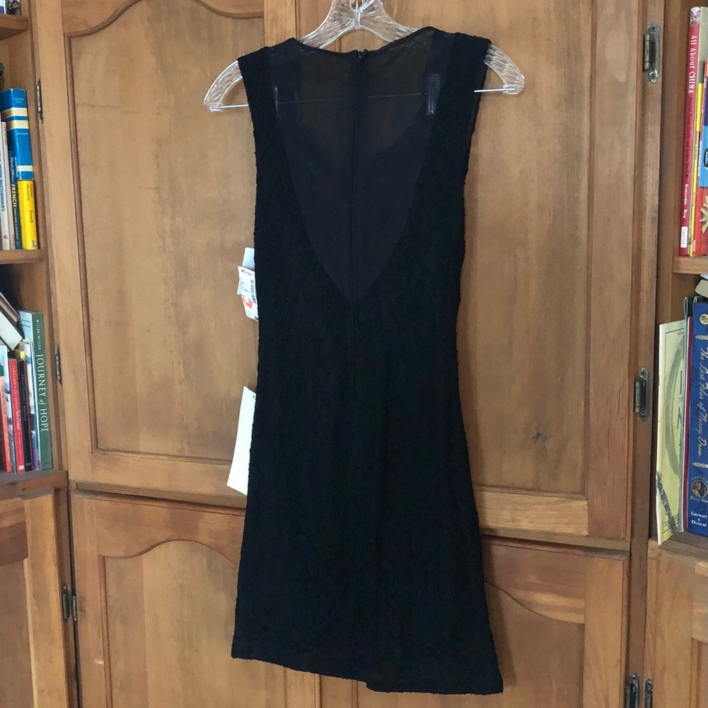 NWT Pearl collar little black dress - Picture 5 of 6